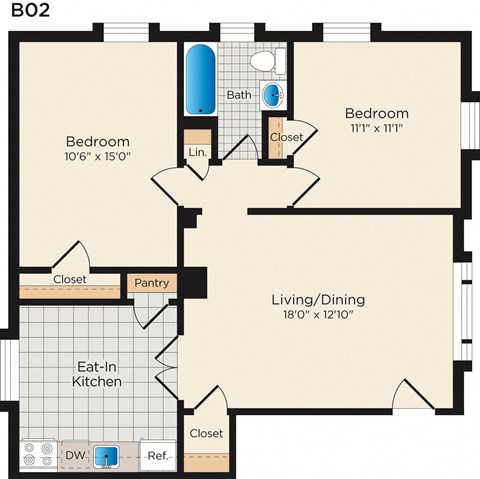 a blueprint of a floor plan of a house